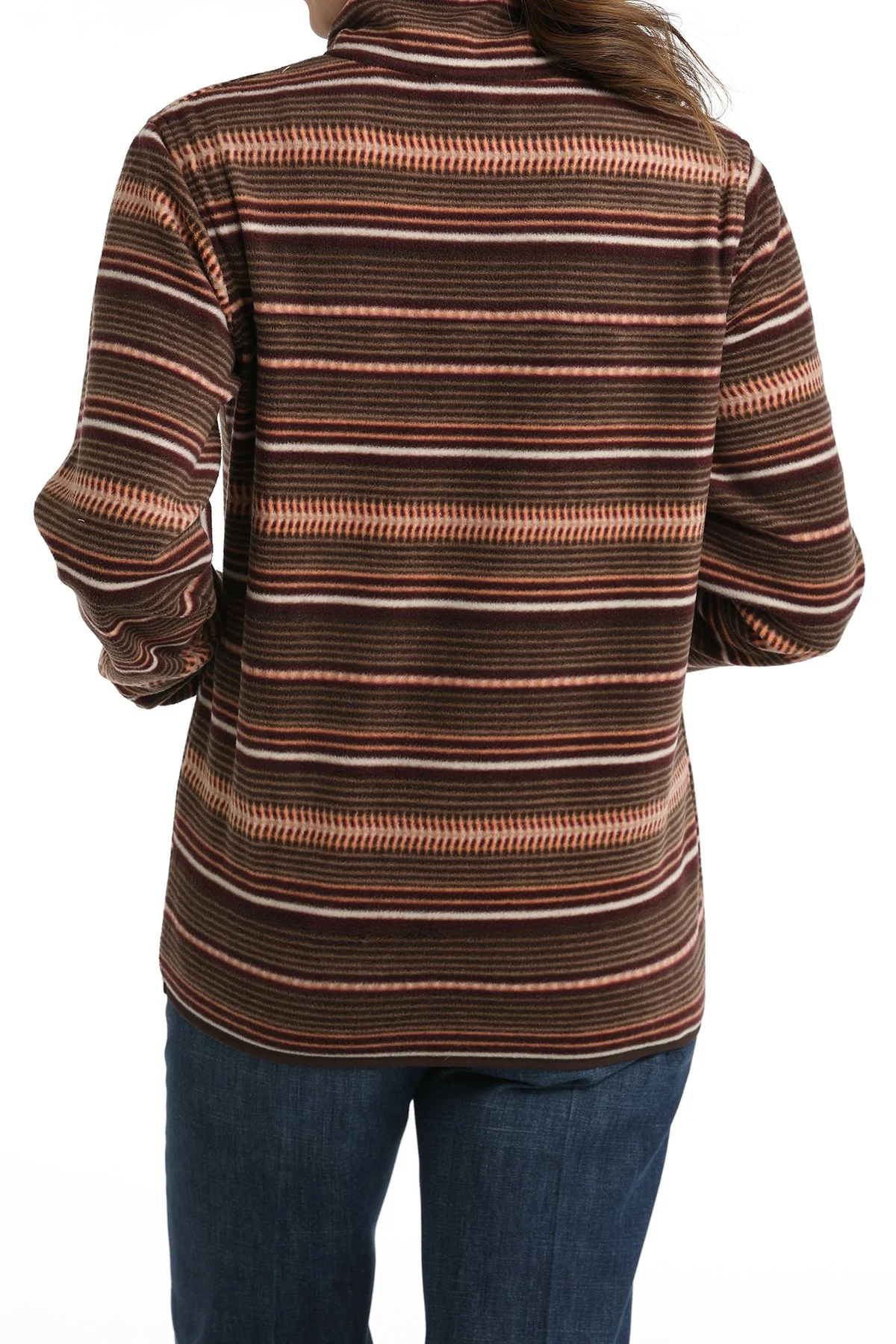 Cinch Cozy Serape Stripe Fleece Pullover - Image 2