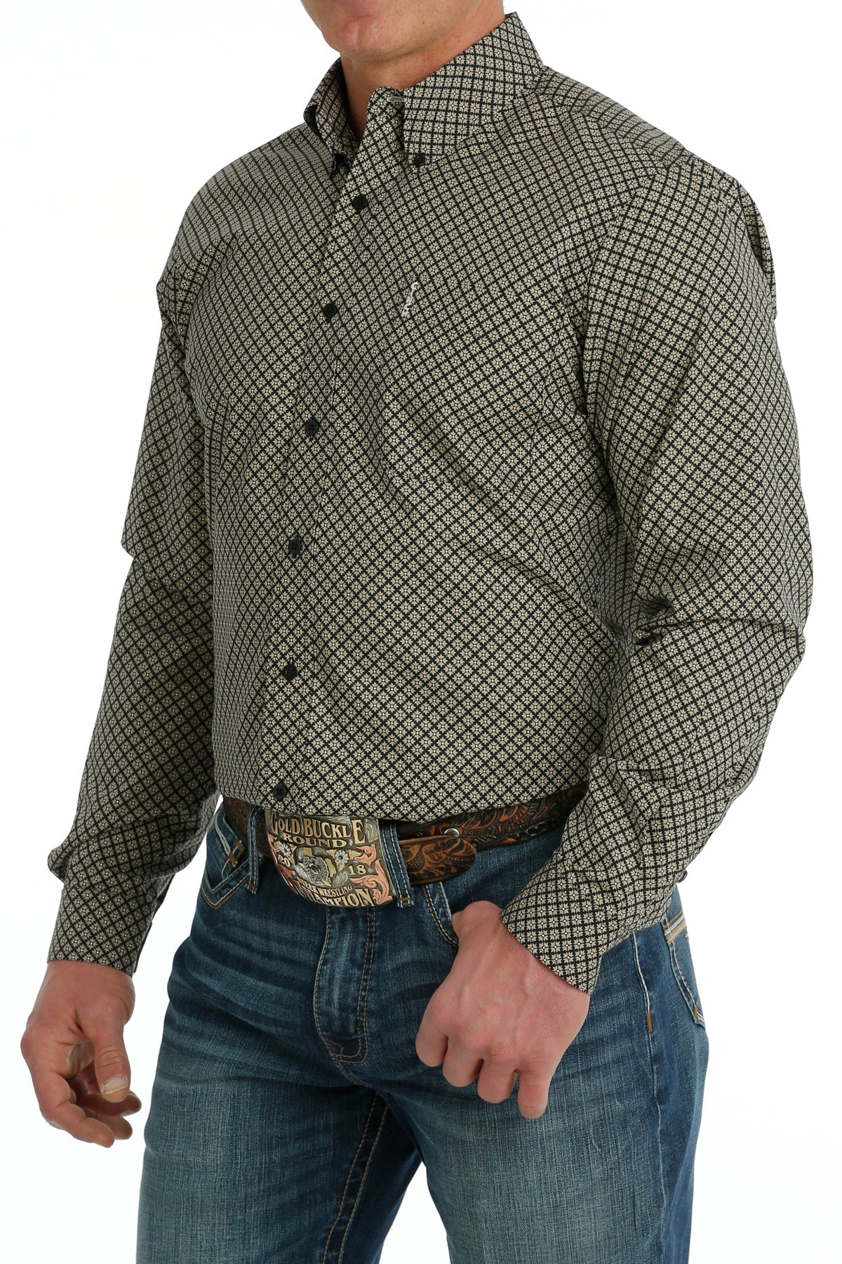 Cinch Crown Men's Button Up Shirt - Image 2