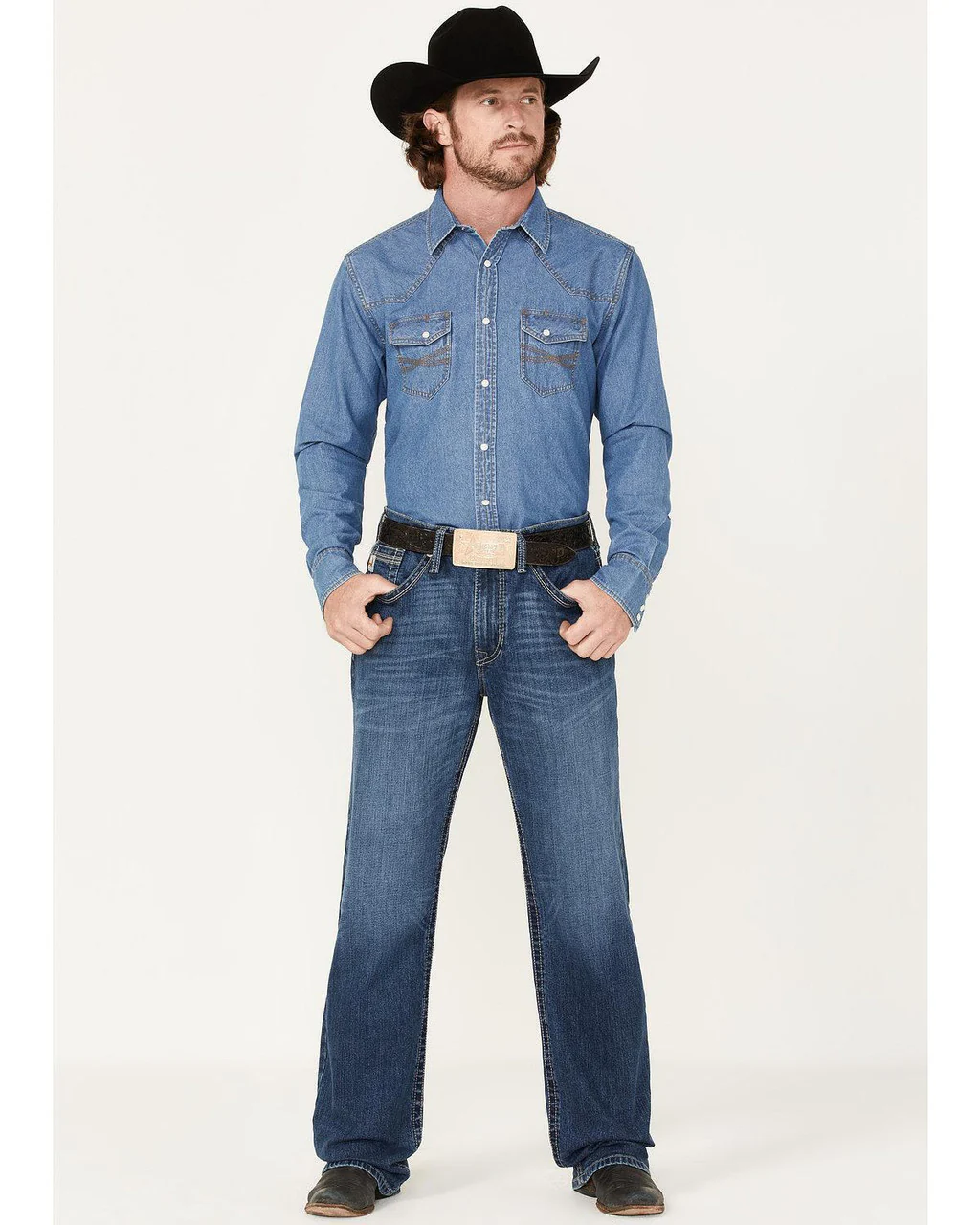 Cinch Grant Men's Jeans Relaxed Fit Bootcut - Image 4