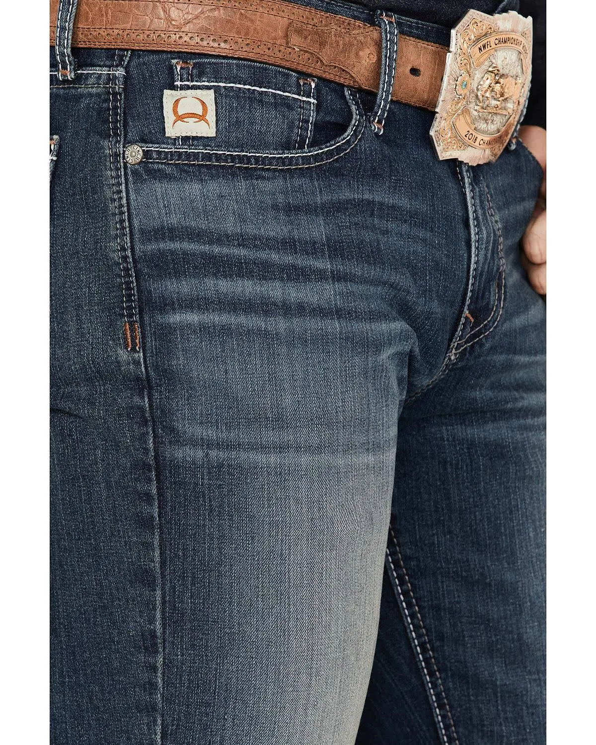 Cinch Jesse Men's Dark Stonewash Straight Leg - Image 2