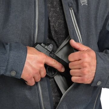 Cinch Men's Conceal Carry Bonded Navy Jacket - Image 5