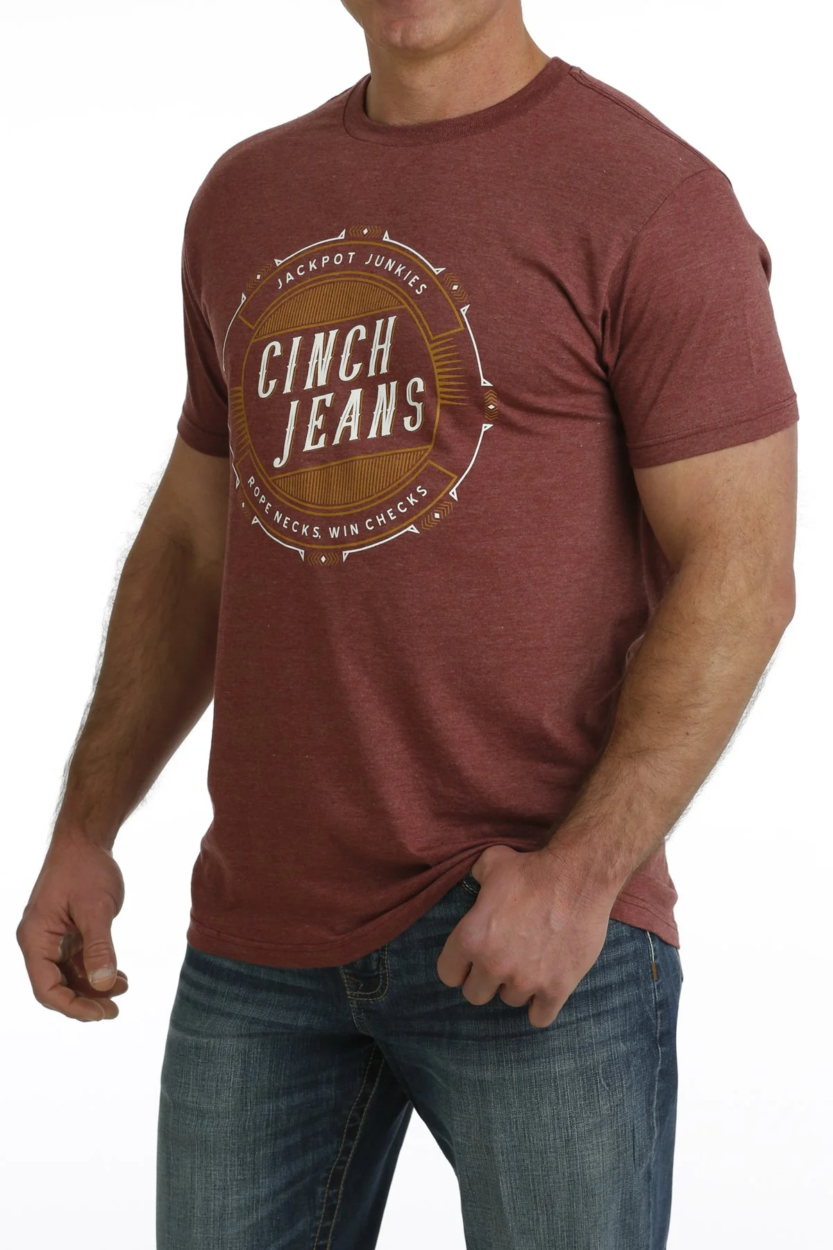 Cinch Sphere Logo Men's T-Shirt - Image 2