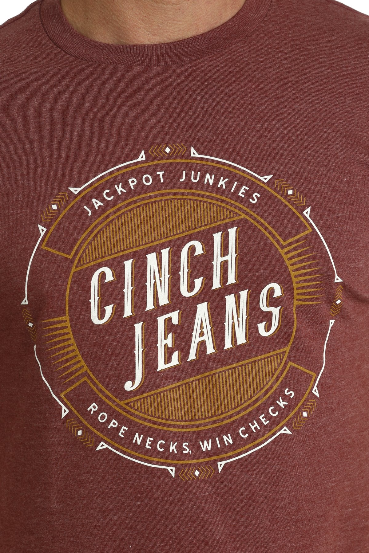 Cinch Sphere Logo Men's T-Shirt - Image 3