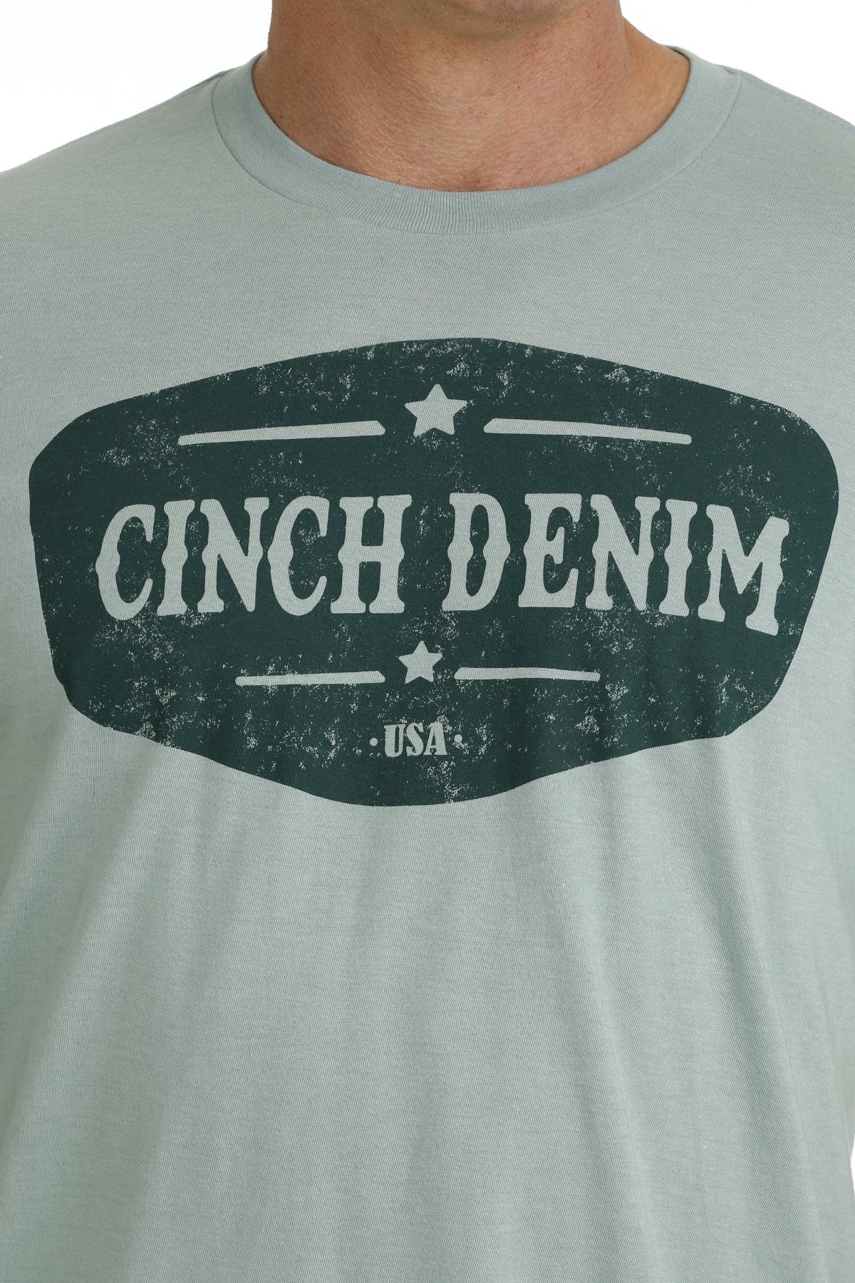 Cinch Star Logo Men's T-Shirt - Image 3
