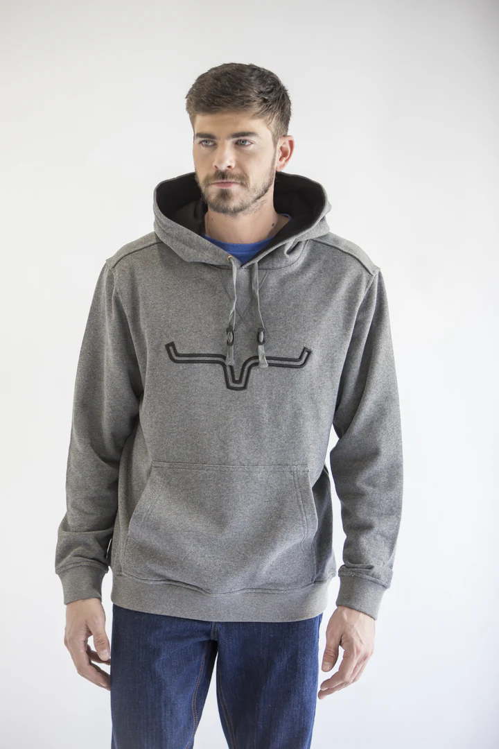 Final Sale ✨ Kimes Ranch Men's Fast Talker Fleece Charcoal - Image 2