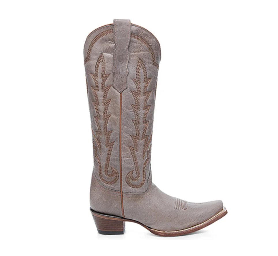Corral Ladies Sand Western Embroidery Tall Boots - Image 3