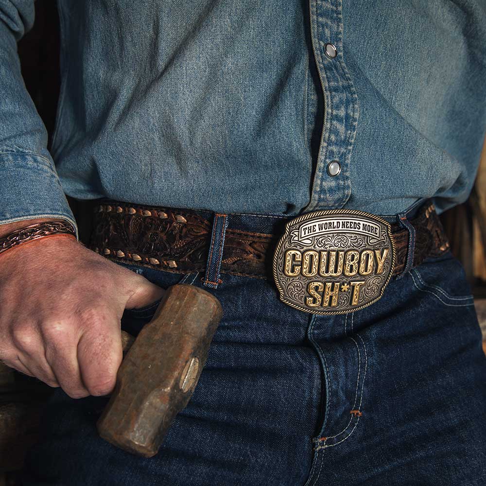 Cowboy Maverick Attitude Buckle - Image 2