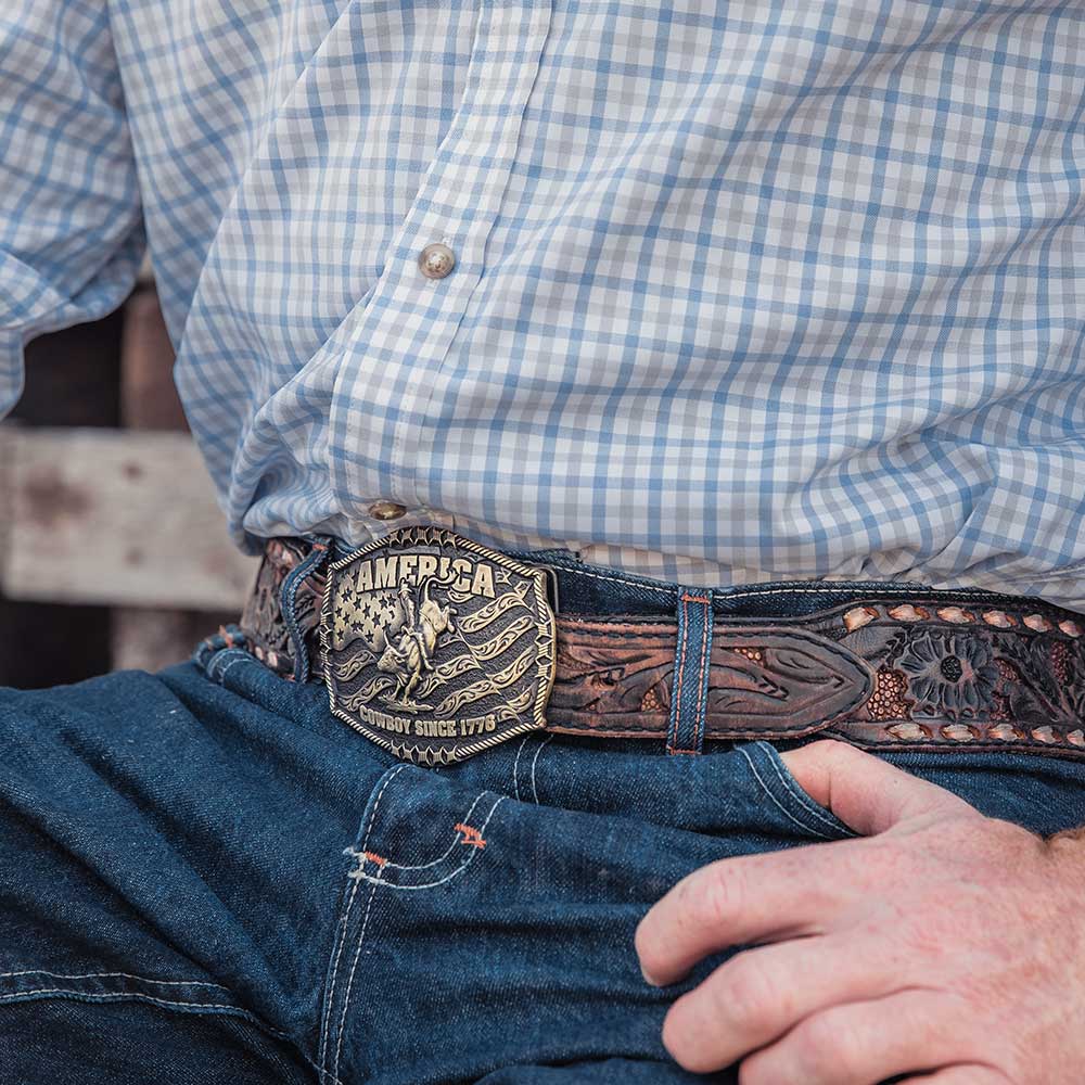 Cowboy Since 1776 Attitude Buckle - Image 2