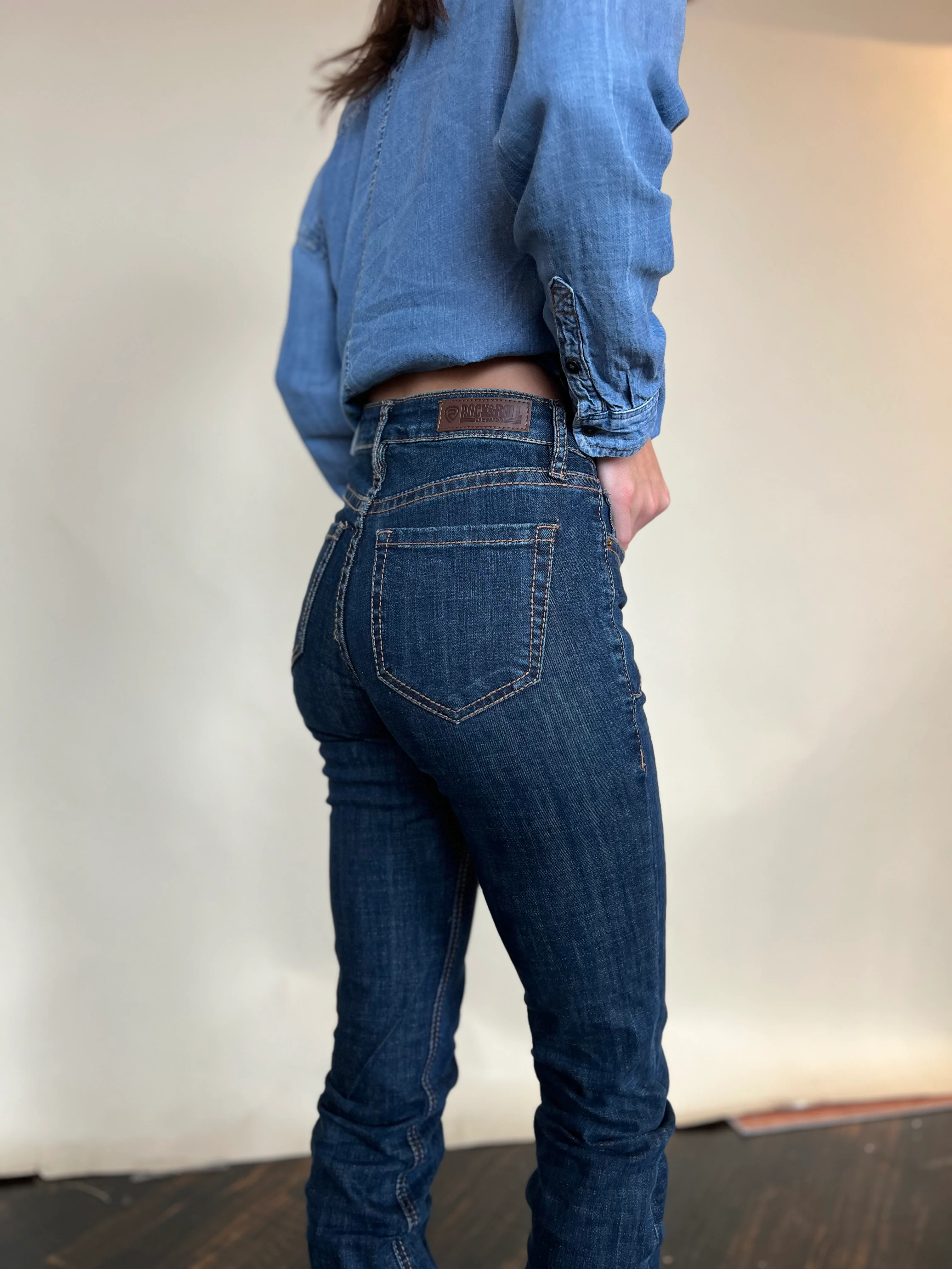 Cowgal Yoke Front Women's Bootcut - Image 4