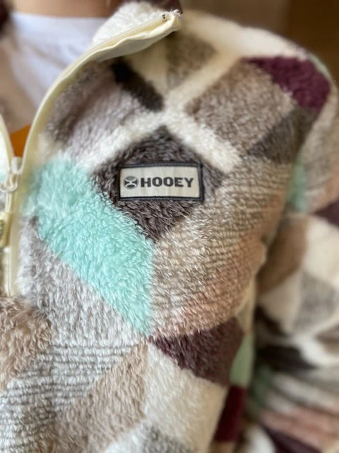 Final Sale ✨Hooey Cream Print Fleece Women's Pullover - Image 4