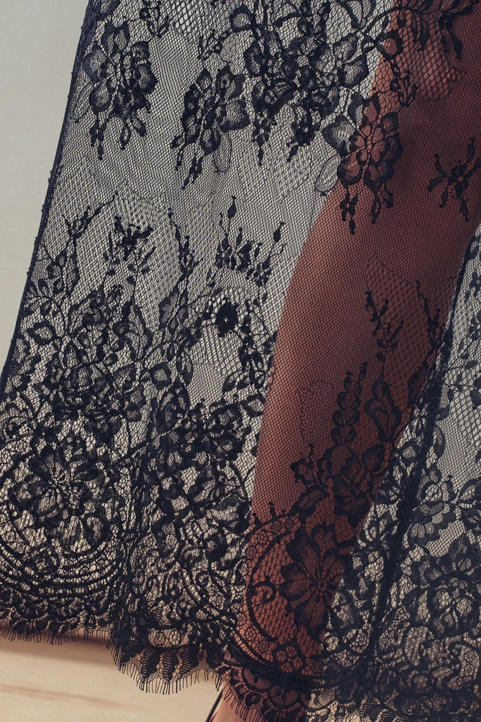Daizy Black Lace T-Shirt Dress - Image 4