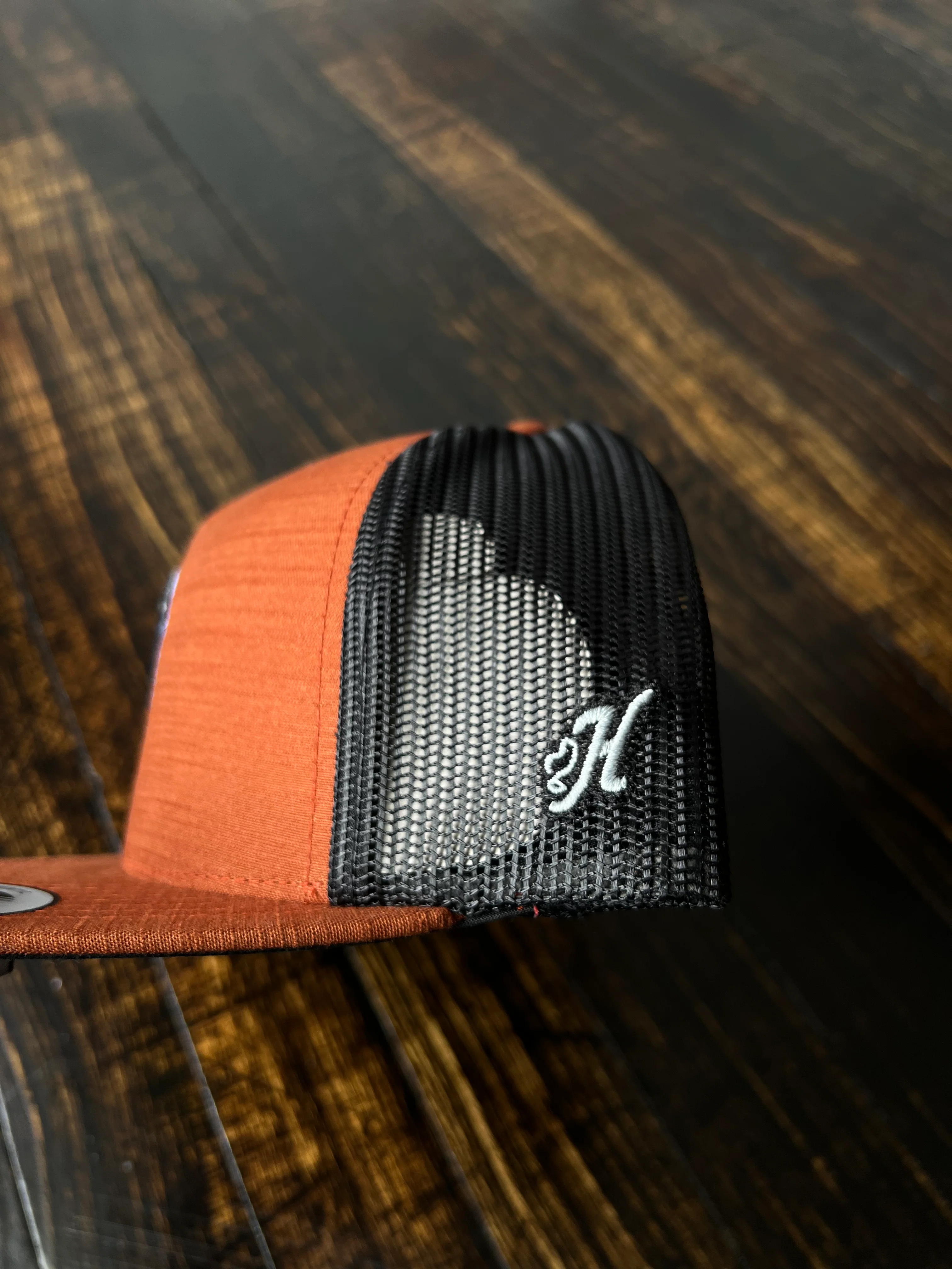 Dakota Orange/Black Hooey Hat - Image 3