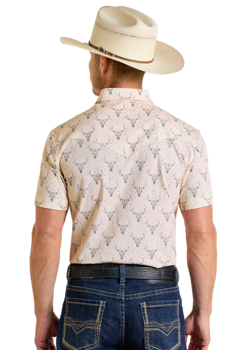 Dale Mini Longhorn Short Sleeve Snap Up - Image 2