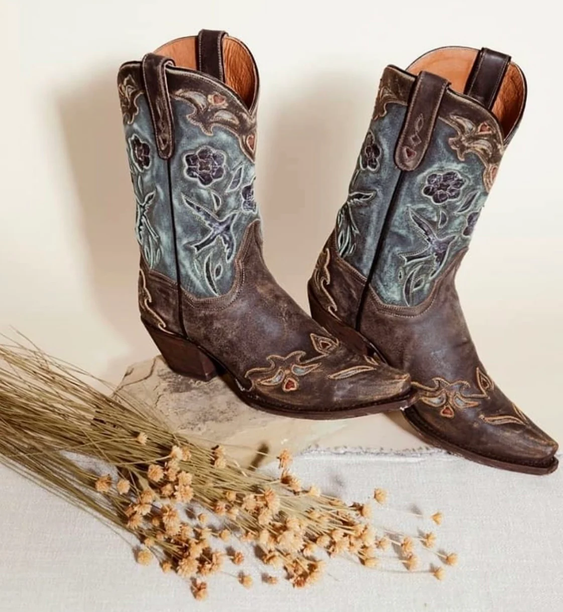 Final Sale ✨ Dan Post Boots Vintage Bluebird Sanded