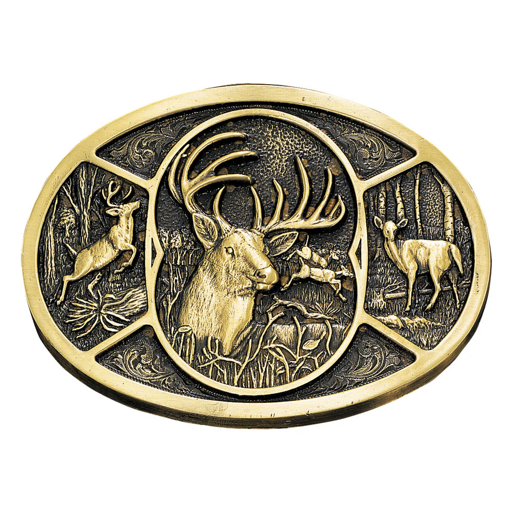 Deer Heritage Attitude Belt Buckle - Image 2