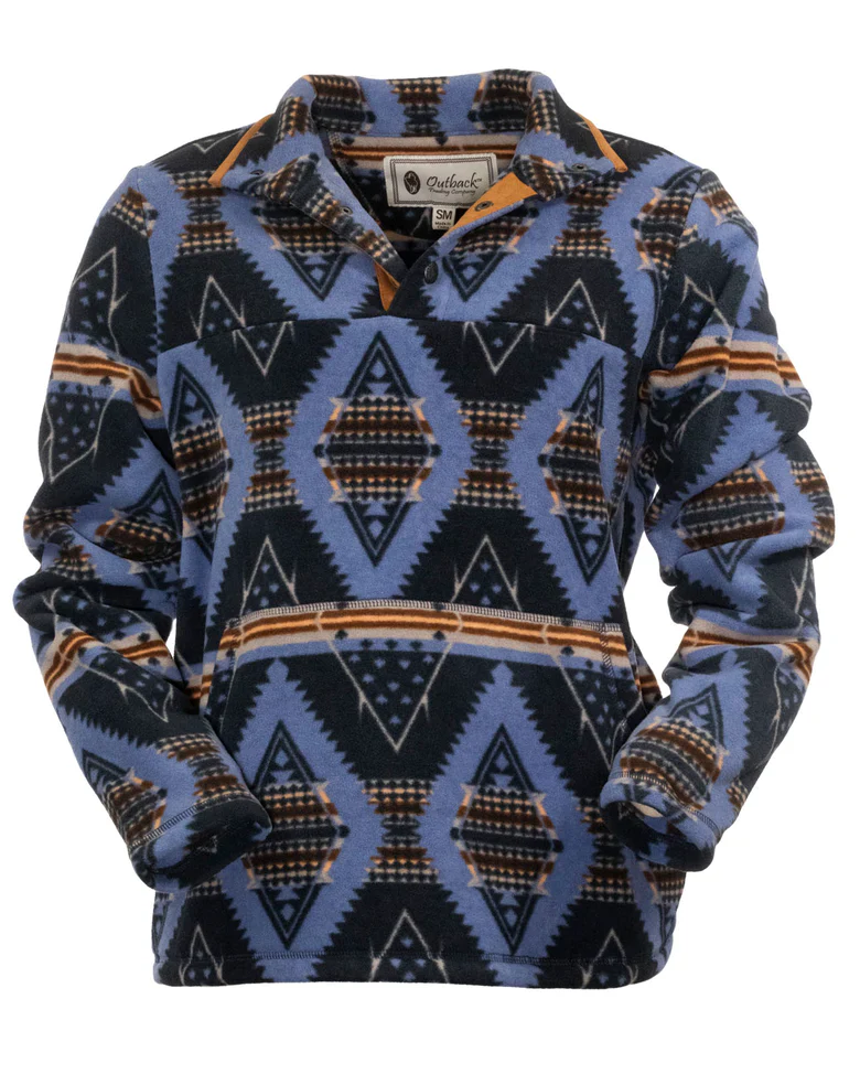 Final Sale ✨ Delaney Fleece Navy Women's Pullover - Image 2