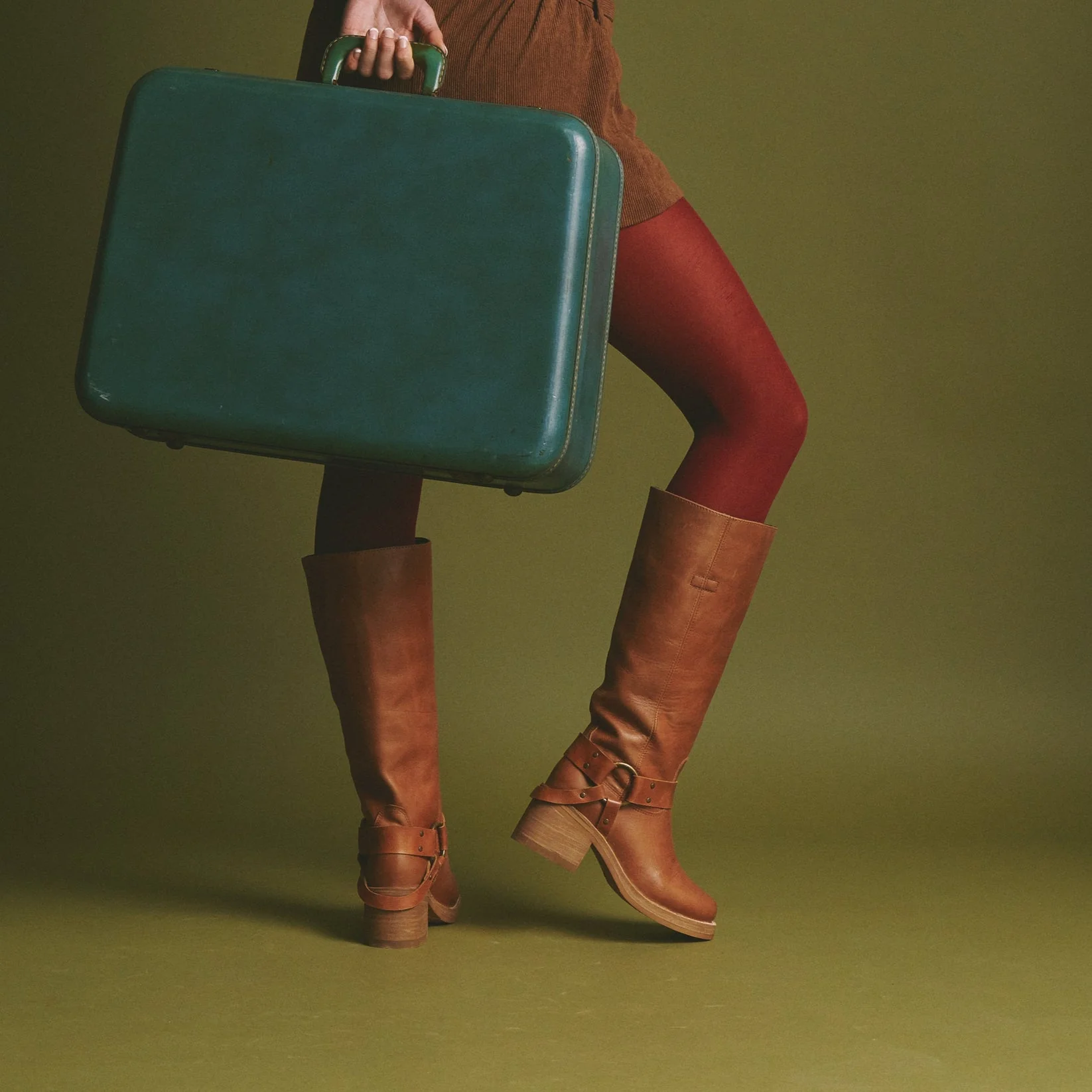 Dingo Casbah Tan Women's Harness Boots - Image 3
