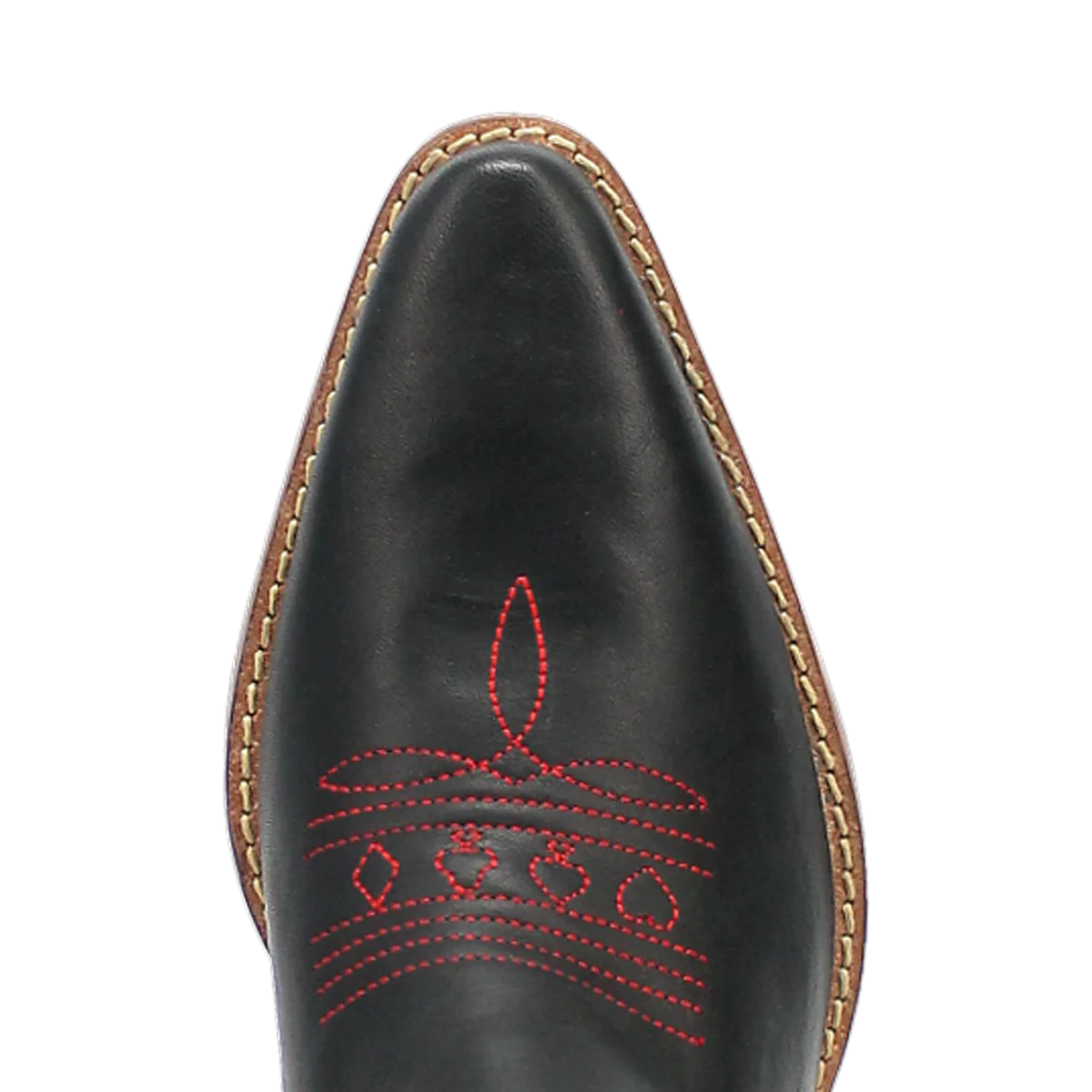Dingo Queen A Hearts White Leather Boot - Image 5