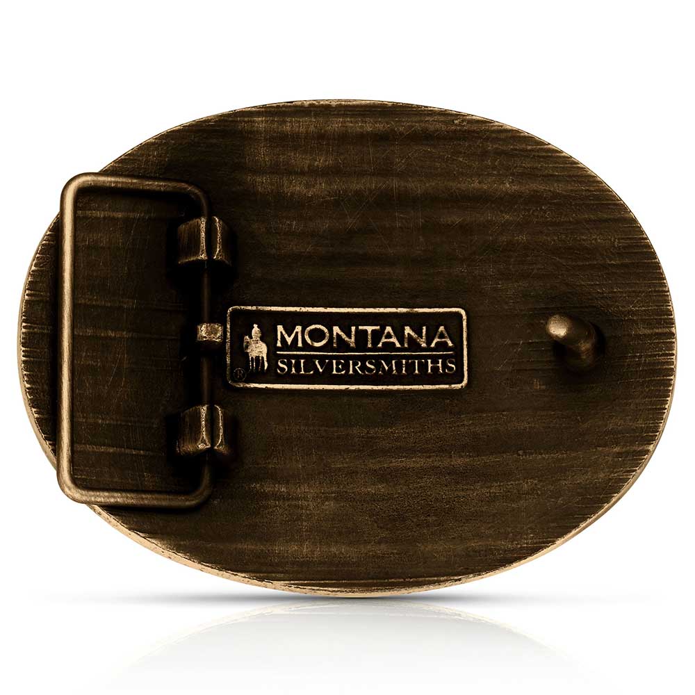Don't Tread on Me Belt Buckle Brass - Image 3