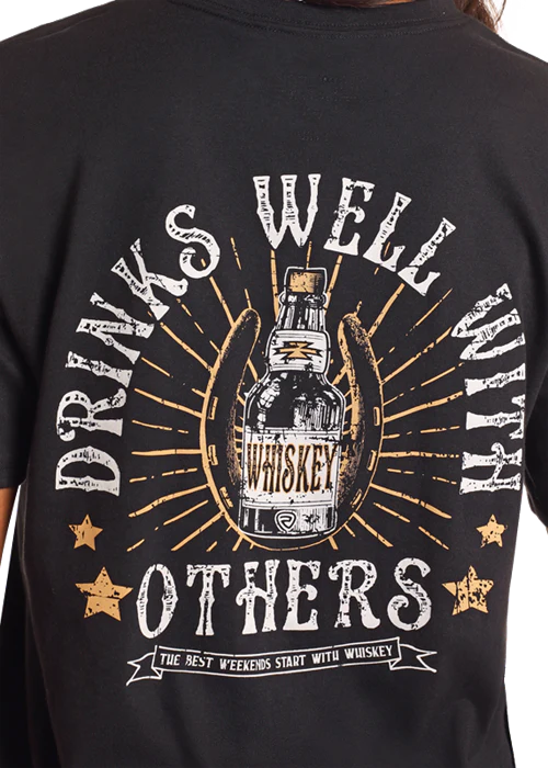 Drinks Well With Others Men's T-Shirt - Image 3