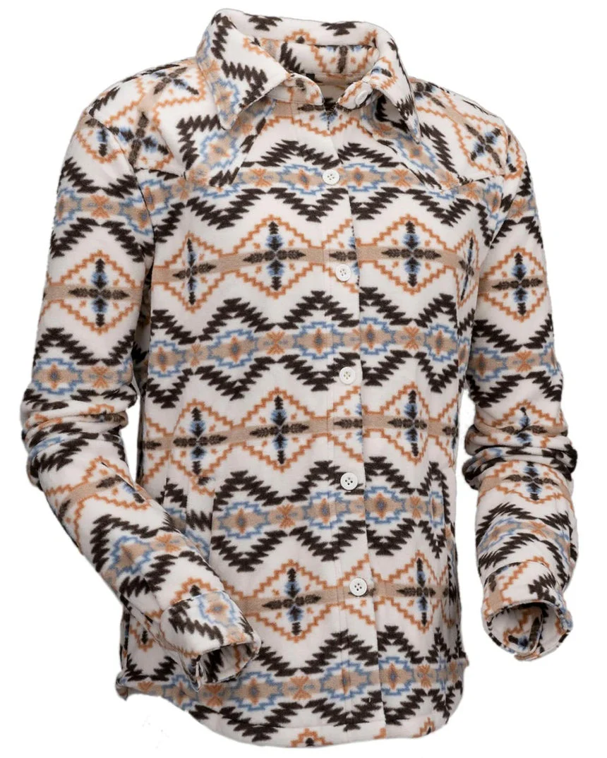 Eleanor Big Shirt Cream Women's Shacket - Image 2