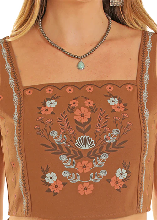 Eloise Floral Print Tank - Image 2