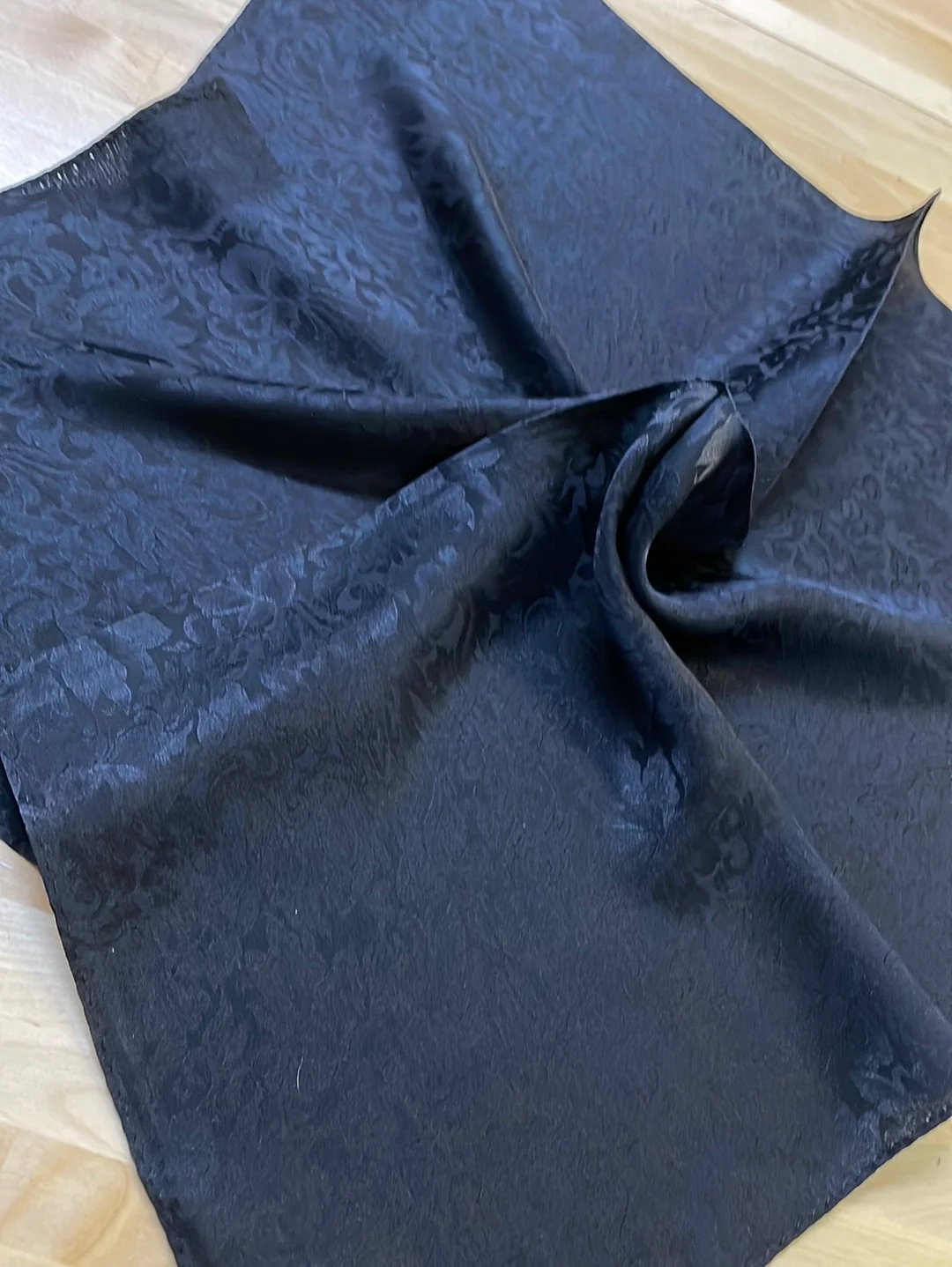 Etched Black Wild Rag - Half Size
