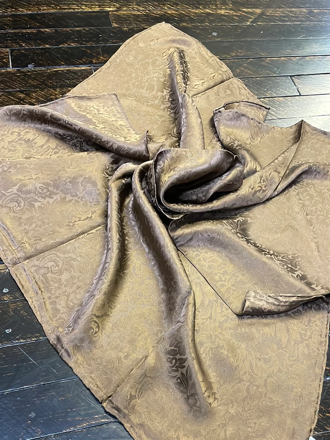 Etched Chocolate Wild Rag - full size - Image 2