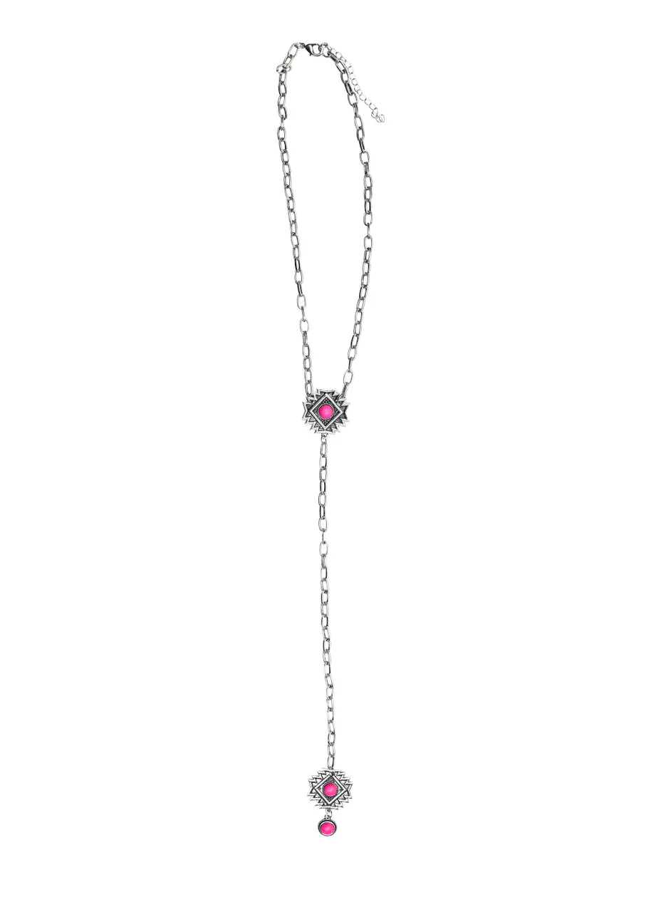Faye Lariat Necklace - Image 2