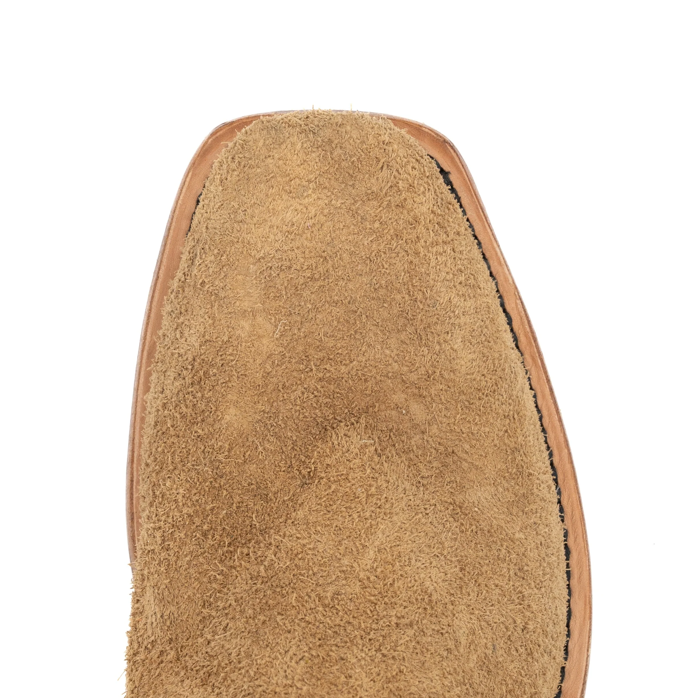 Fenoglio Tan Roughout with Black Men's Boots - Image 2