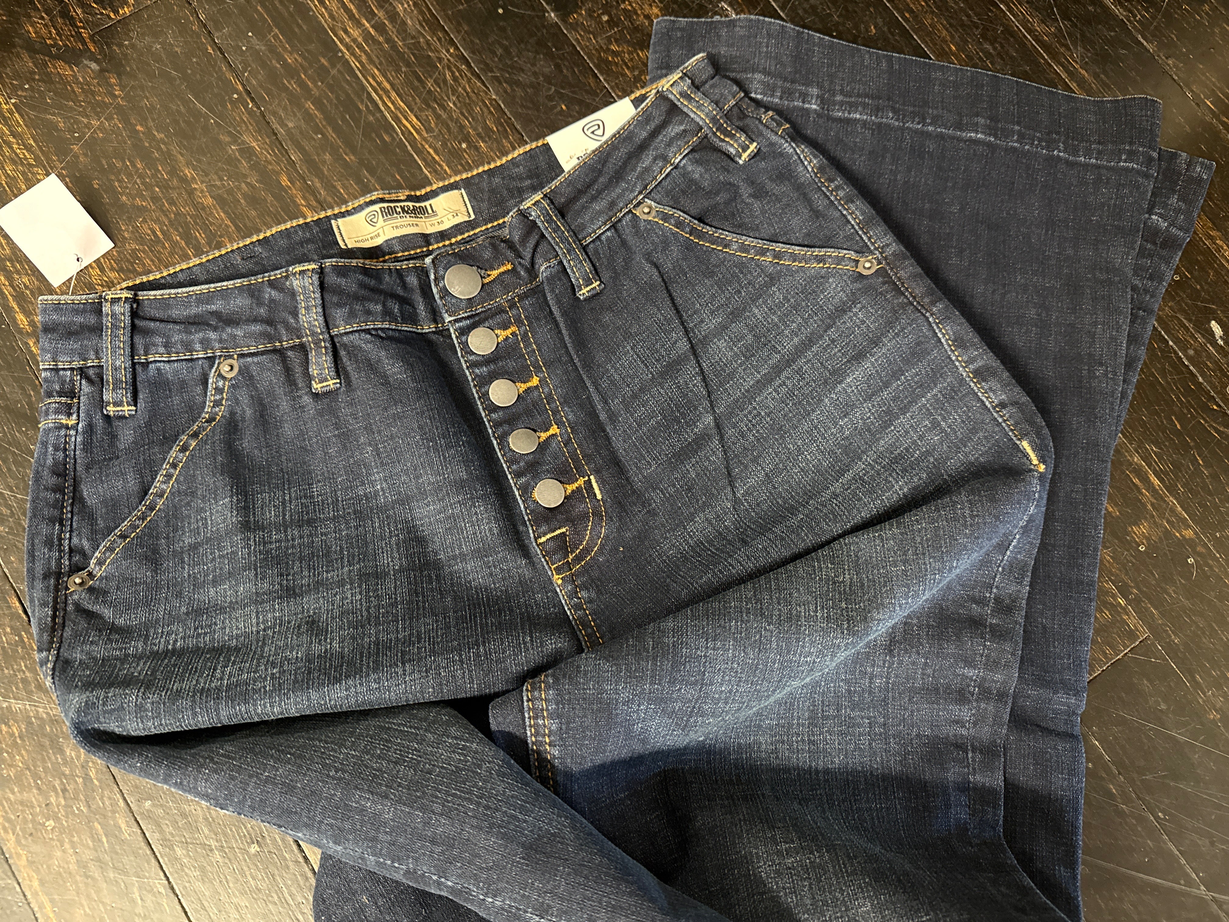 Final Sale ✨ Button Fly Trouser Women's Jeans - Image 2
