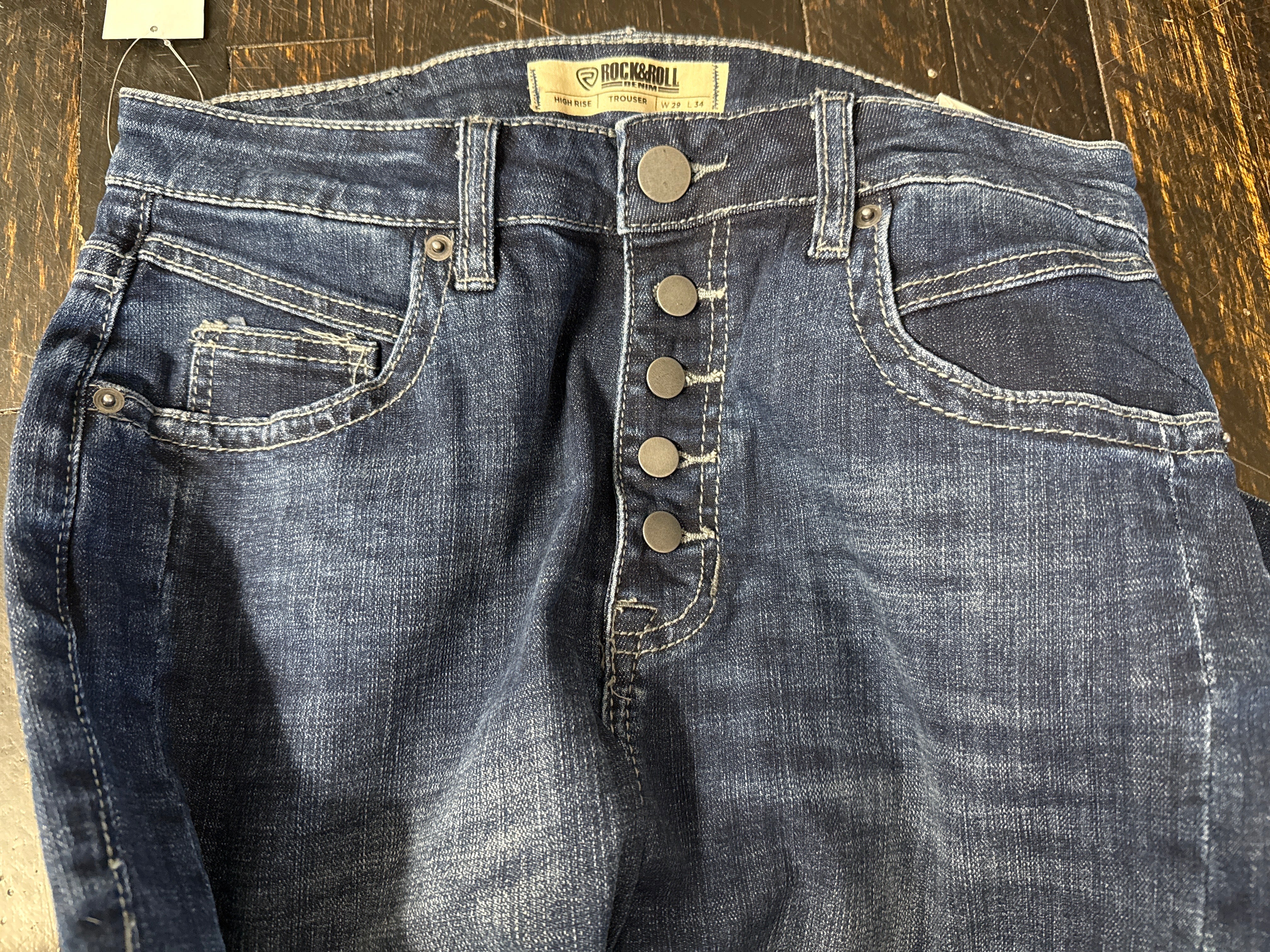 Final Sale ✨ Button Fly Trouser Women's Jeans - Image 2