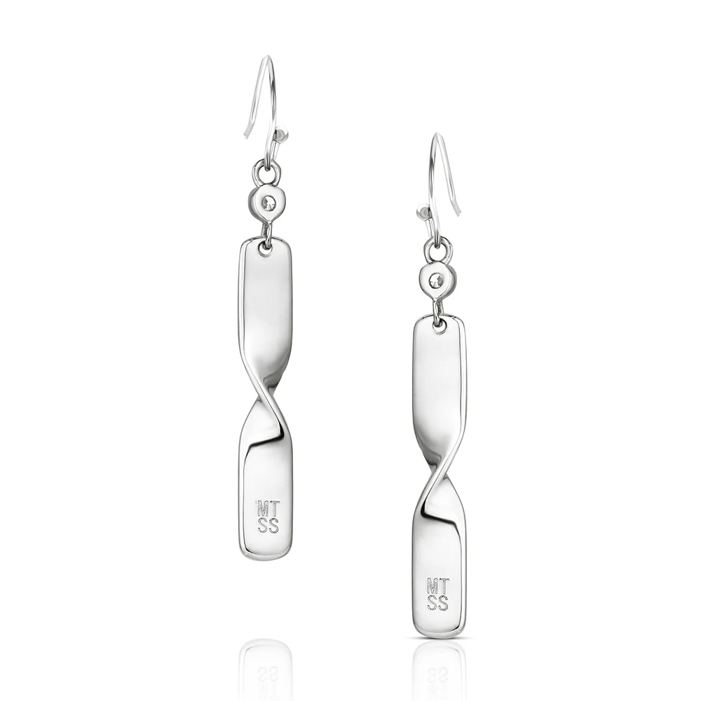 Flatland Twister Dangle Earrings - Image 3