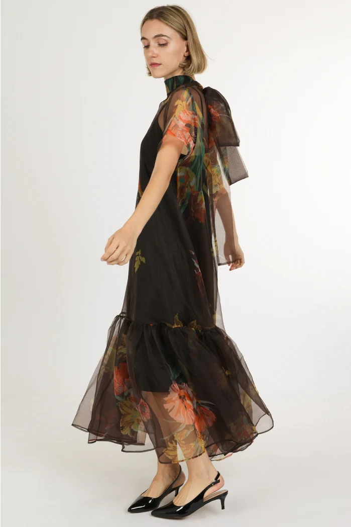 Floral Flounce Maxi Dress - Image 2