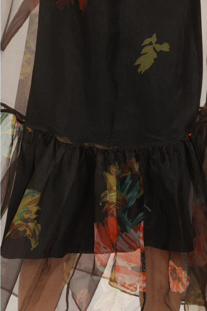Floral Flounce Maxi Dress - Image 5