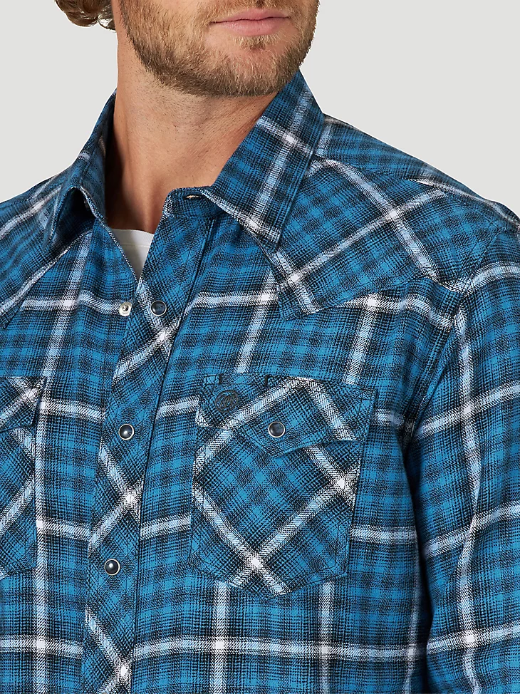 Final Sale ✨Flynn Wrangler Flannel Men's Snap Up - Image 3