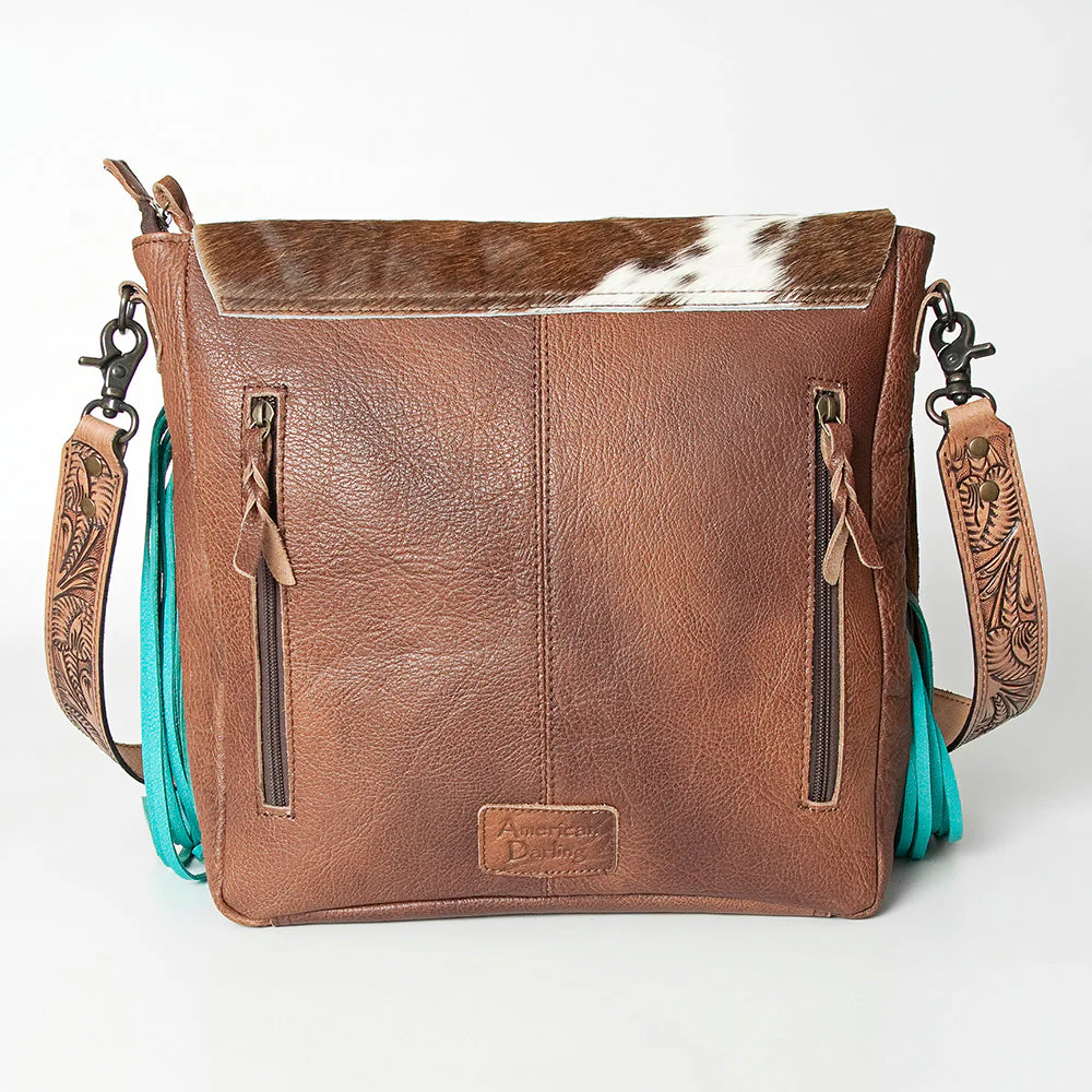 Fringed Messenger Handbag - Image 5