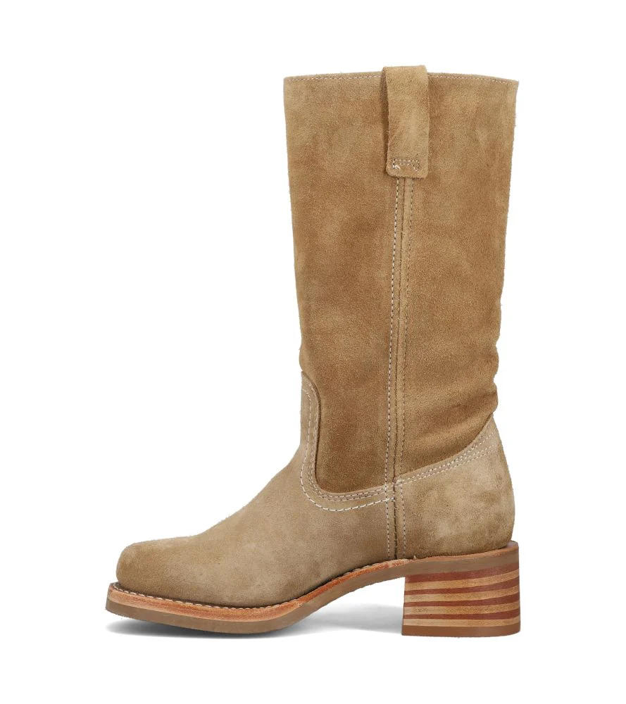 Frye Campus 12R Tan Buck Boots - Image 3