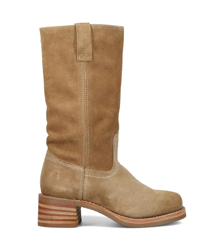 Frye Campus 12R Tan Buck Boots - Image 4