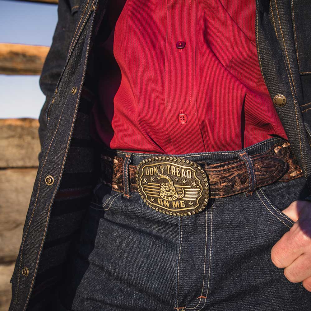 Gadsden Snake Heritage Attitude Buckle - Image 2