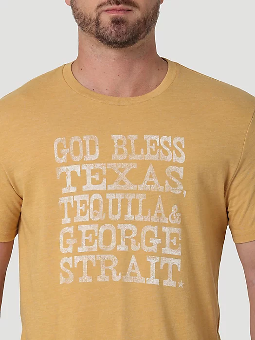 Final Sale ✨ God Bless Men's George Strait T-Shirt - Image 2