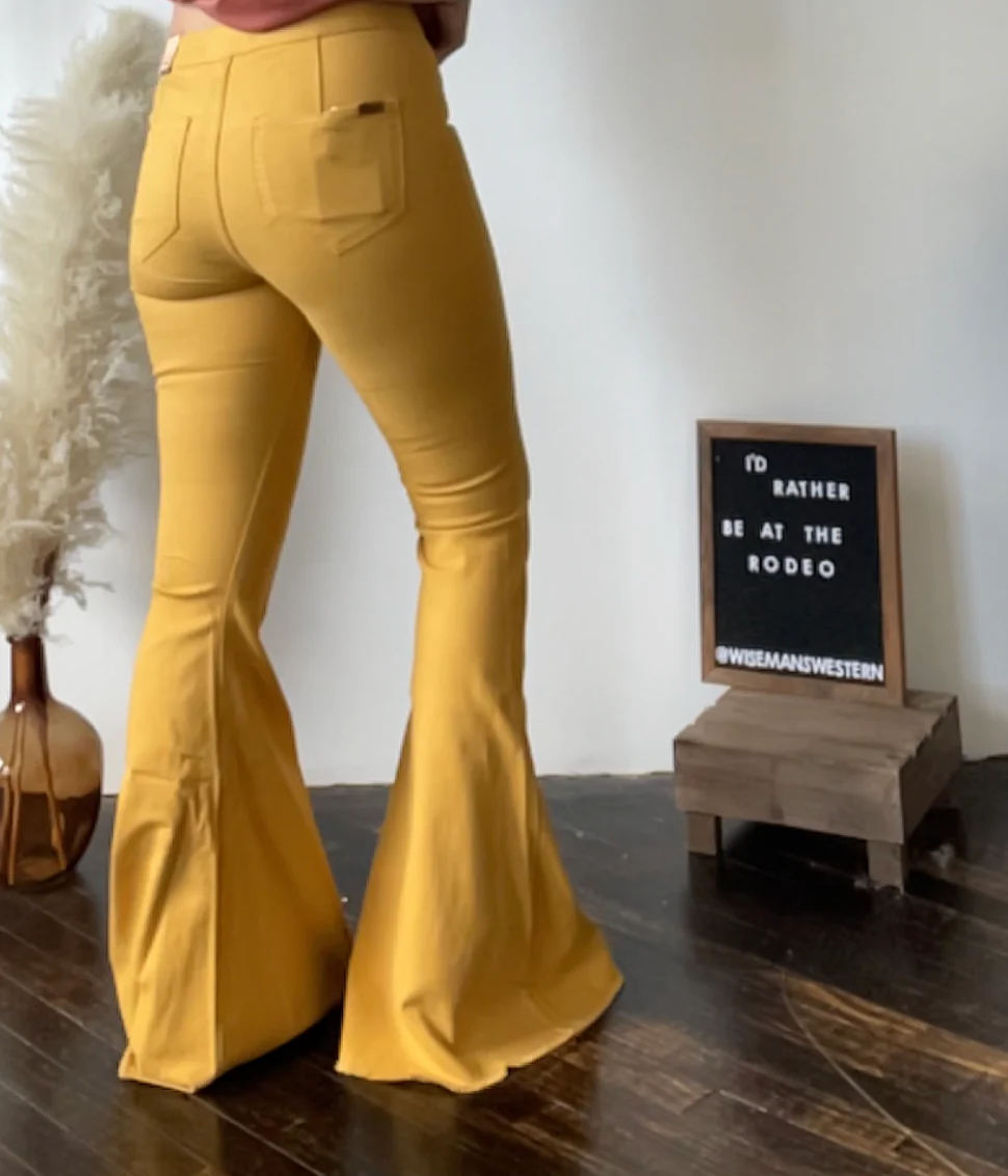 Final Sale ✨Golden Daze Bell Jeans - Image 3