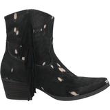 Final Sale ✨ Hair We Go Black Fringe Booties - Image 2