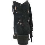 Final Sale ✨ Hair We Go Black Fringe Booties - Image 4