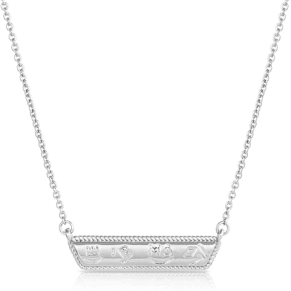 High Noon Cobblestone Bar Necklace - Image 3