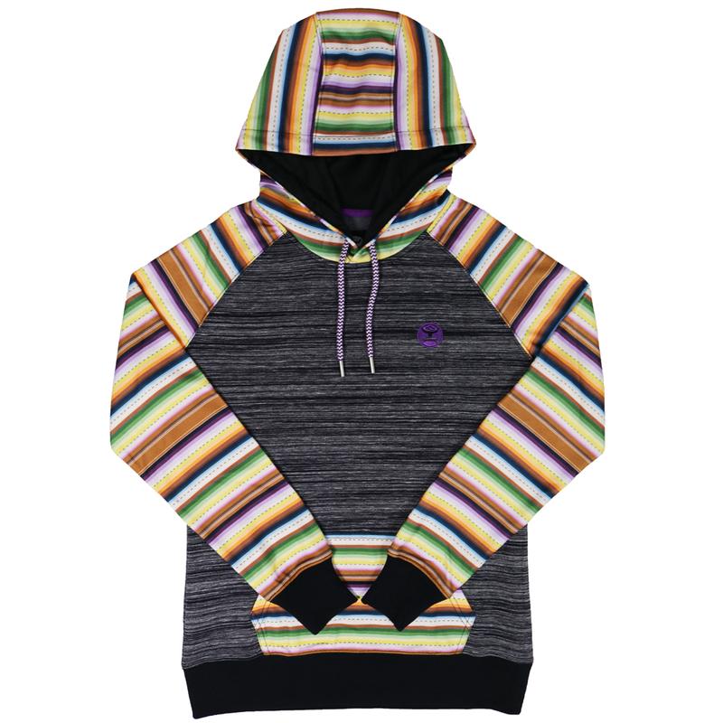Final sale ✨Hooey Catalina Black Space Dye Women's Hoodie - Image 2