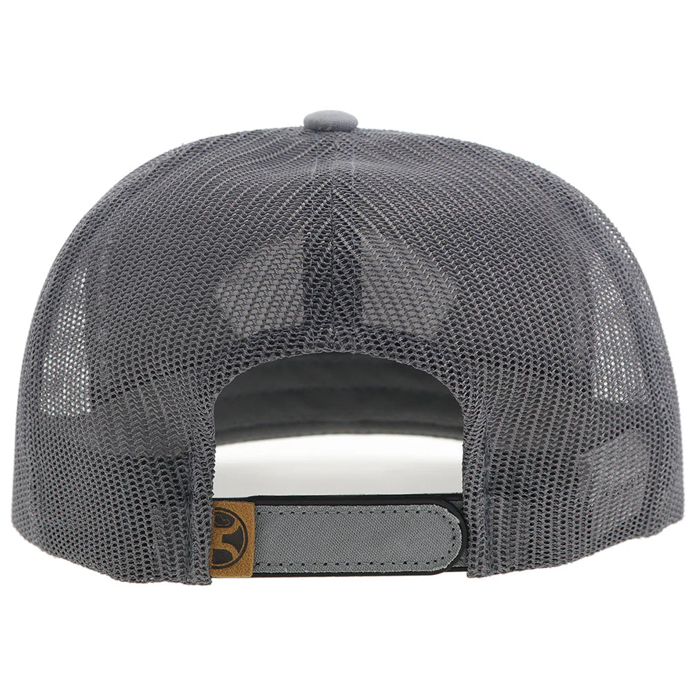 Hooey Cavvy 6 Panel Trucker Hat Grey - Image 2
