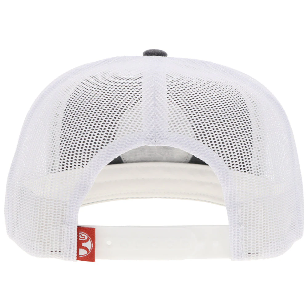 Hooey John Wayne 5 Panel Trucker Hat Grey - Image 2