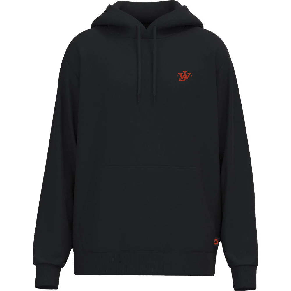 Hooey John Wayne Hoody Black & Red - Image 2
