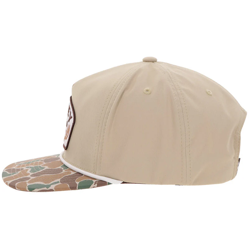 Hooey Outfitters Hat Tan/Camo w/Brown Patch - Image 3